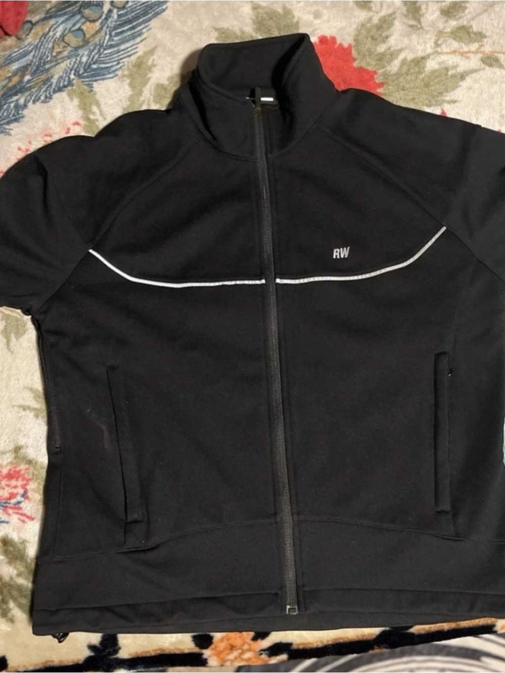 Black Full-Zip Track Jacket